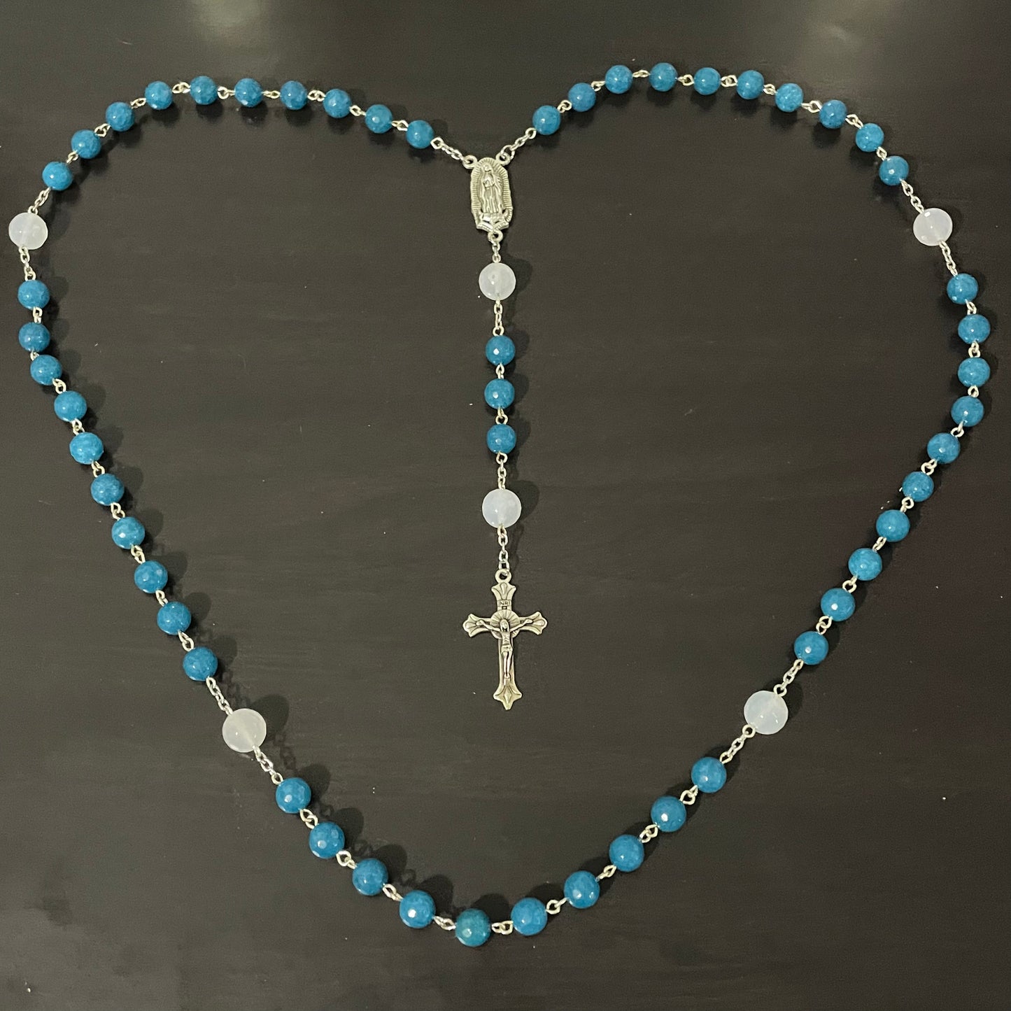 Marian Blue Catholic Rosary