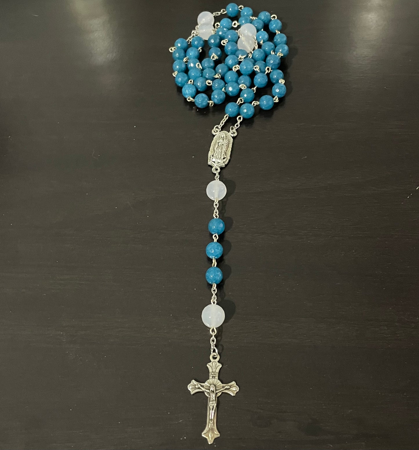 Marian Blue Catholic Rosary