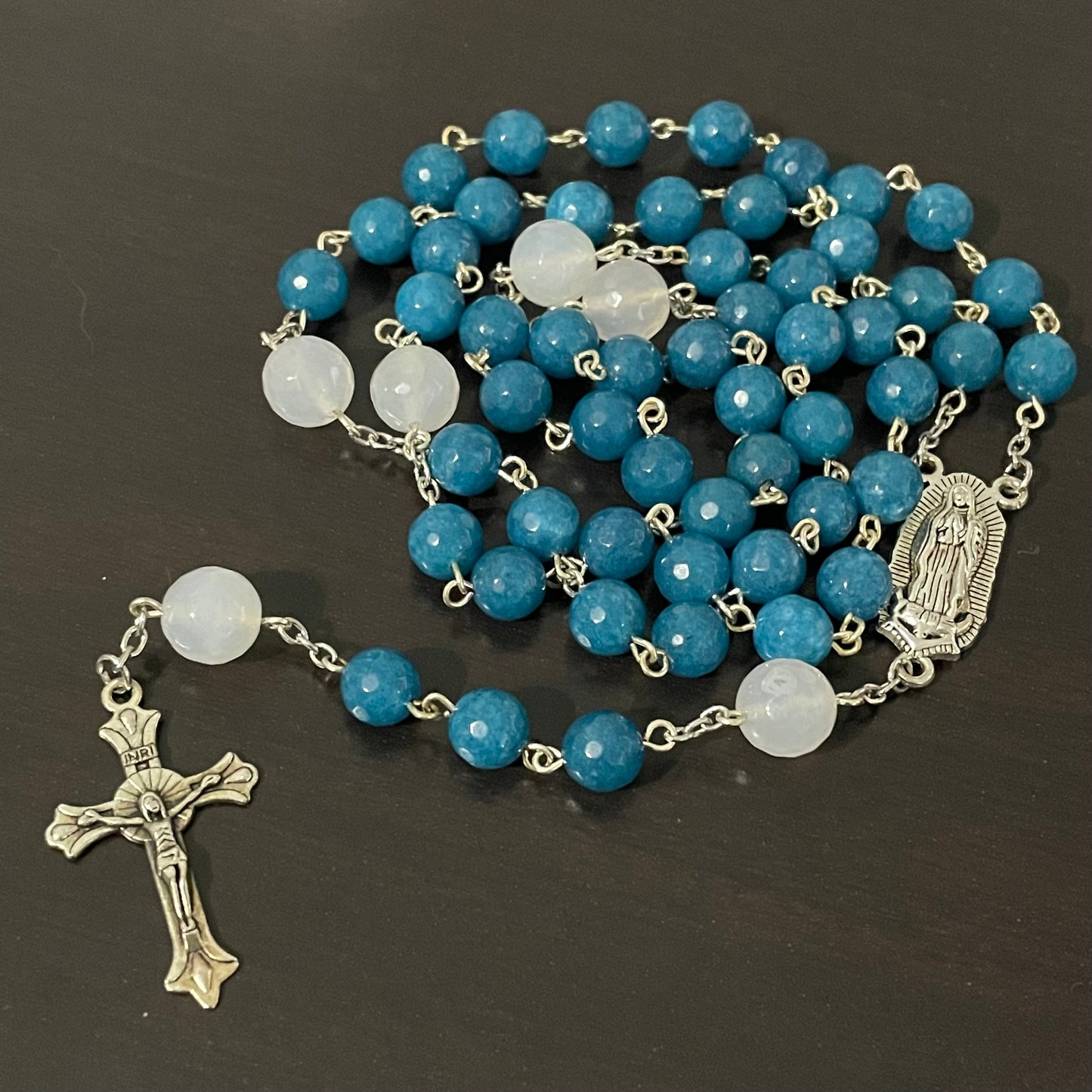 Marian Blue Catholic Rosary