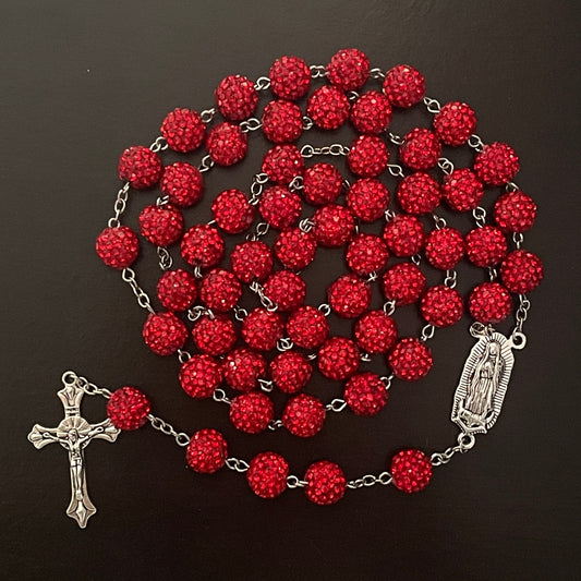 Red Glam Rosary