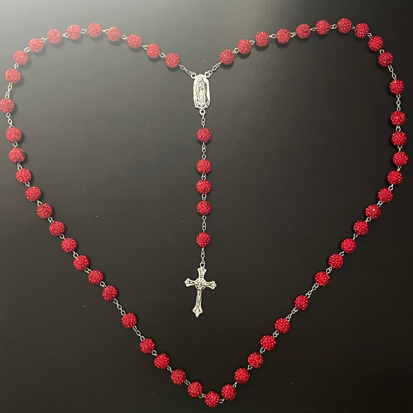 Red Glam Rosary