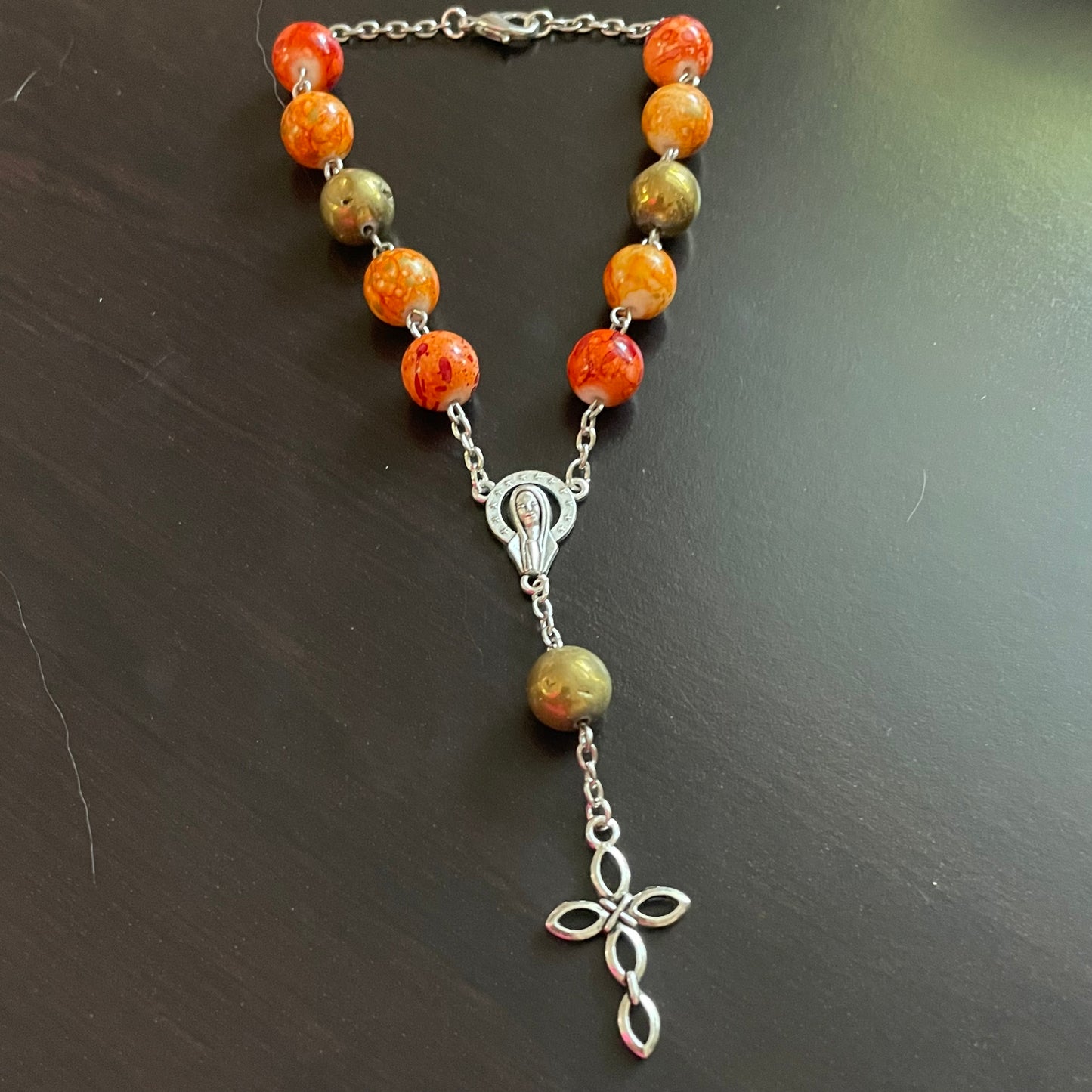 Sunrise and Golden Car Rosary