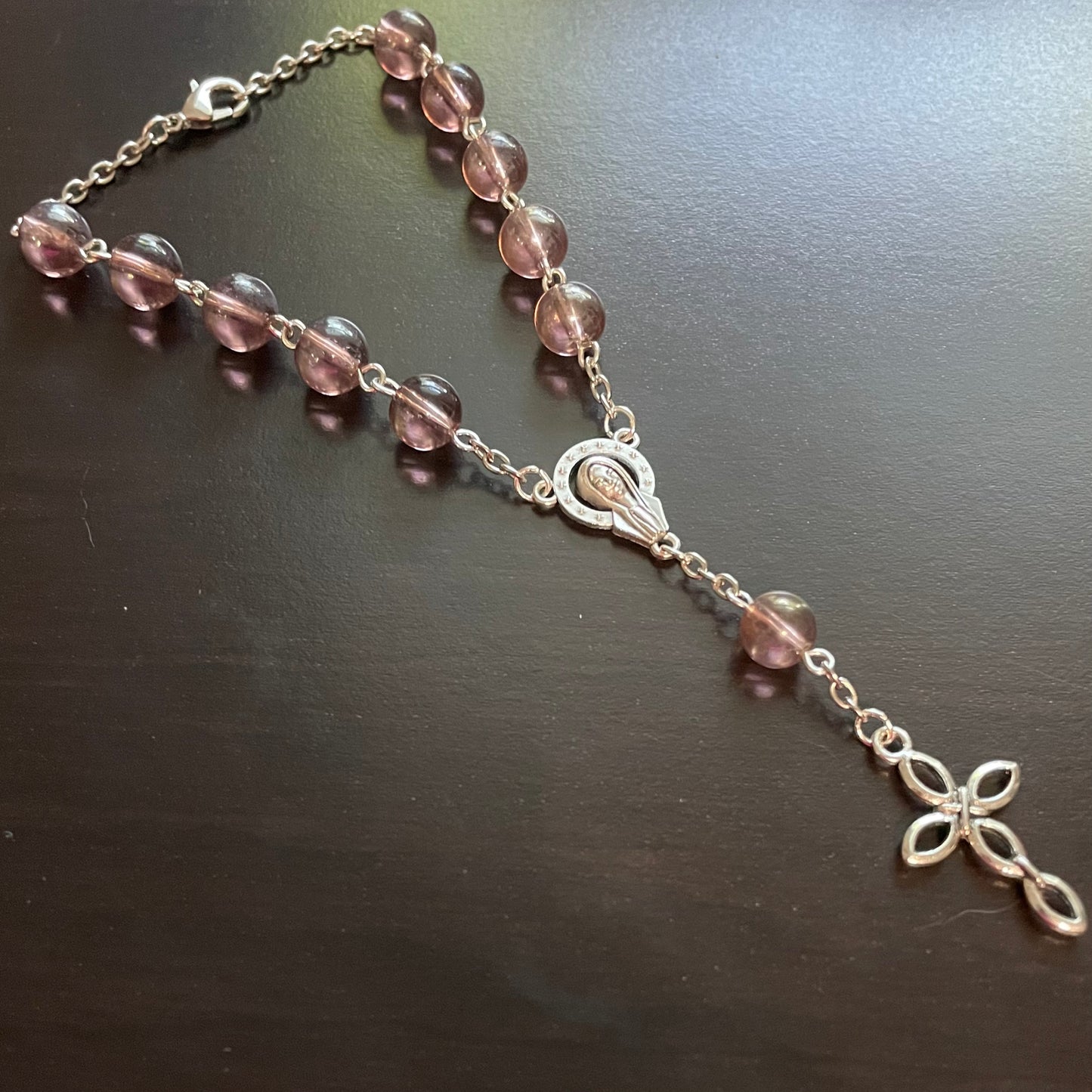 Brown Mini Car Rosary