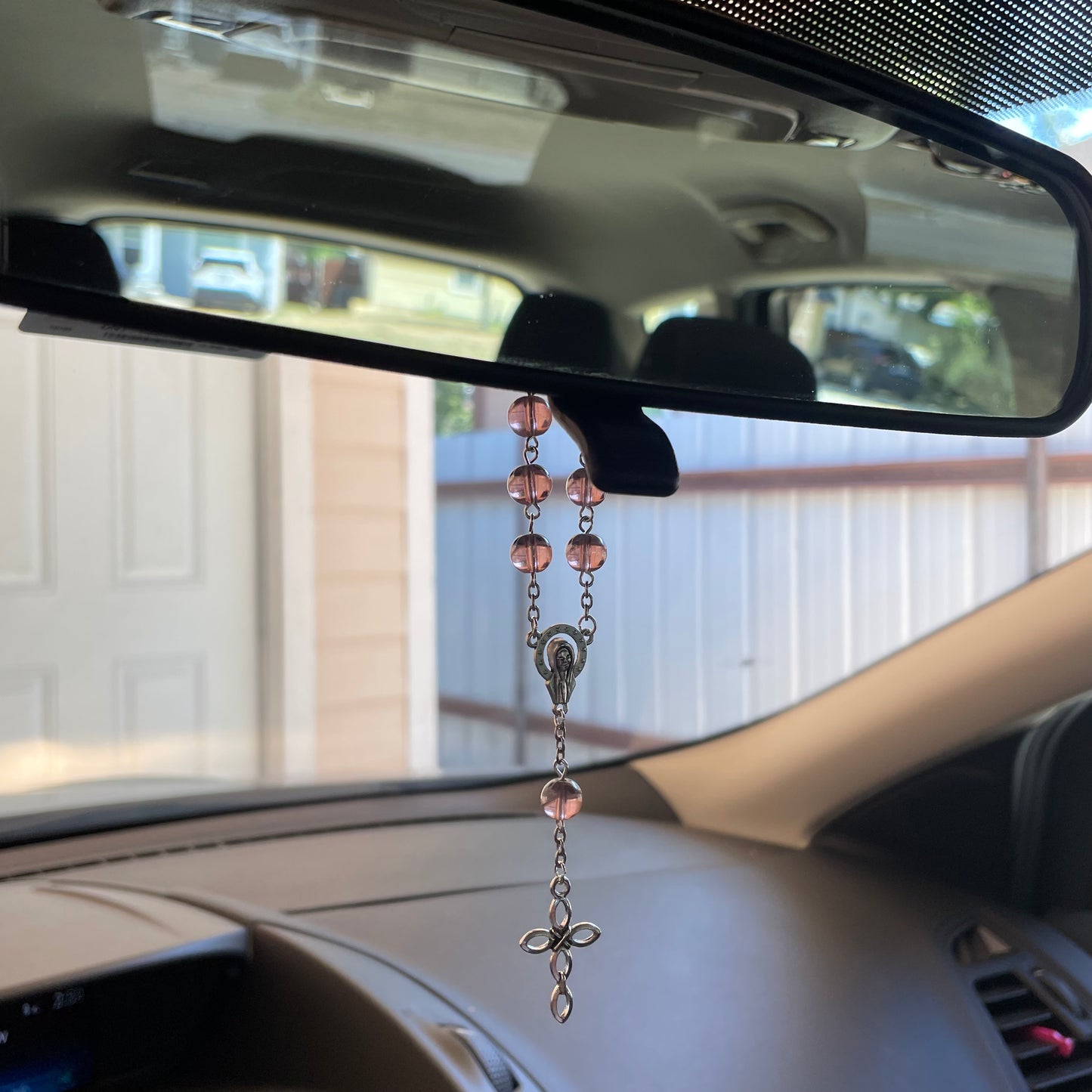 Brown Mini Car Rosary