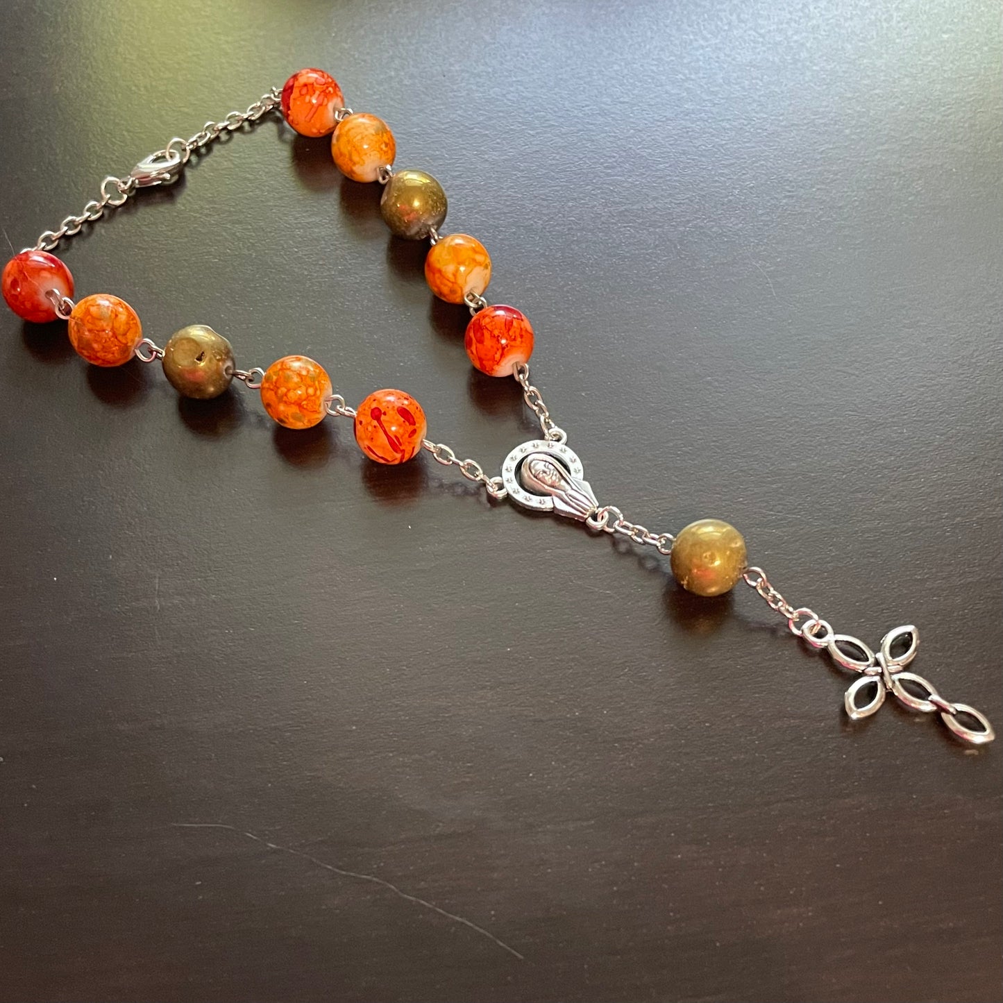 Sunrise and Golden Car Rosary